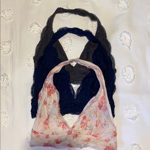 URBAN OUTFITTERS halter bralettes